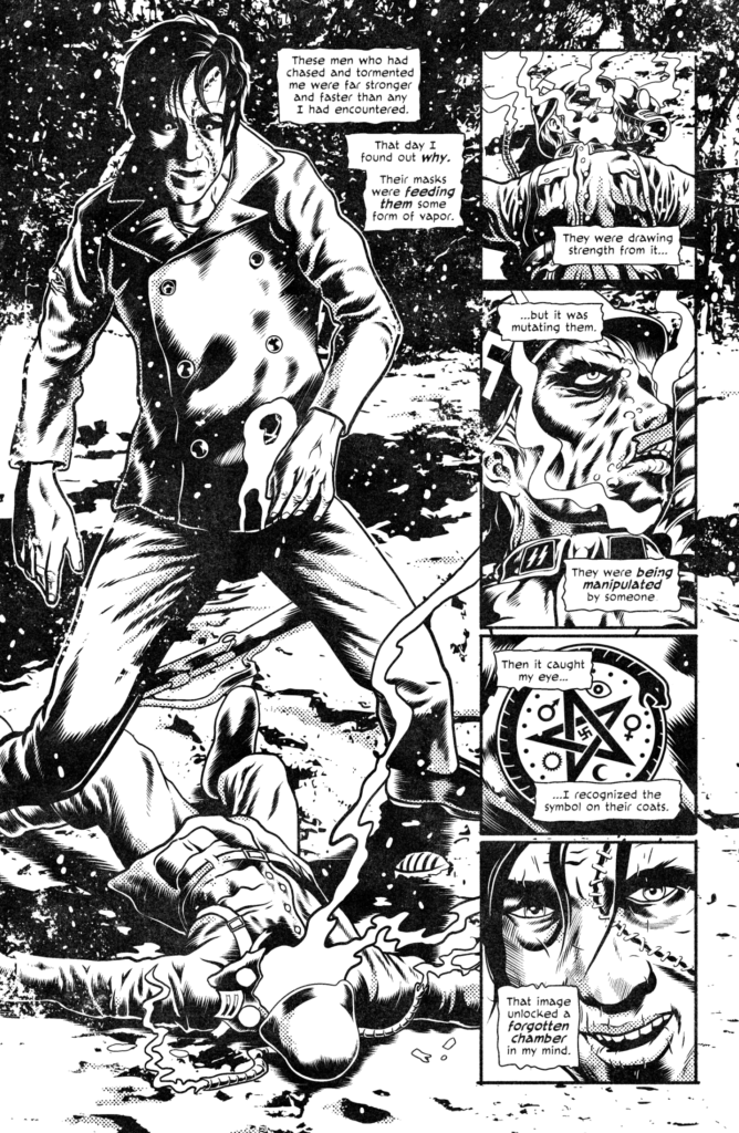 Ethos: Heroes Lost Black and White Limited Edition Comic