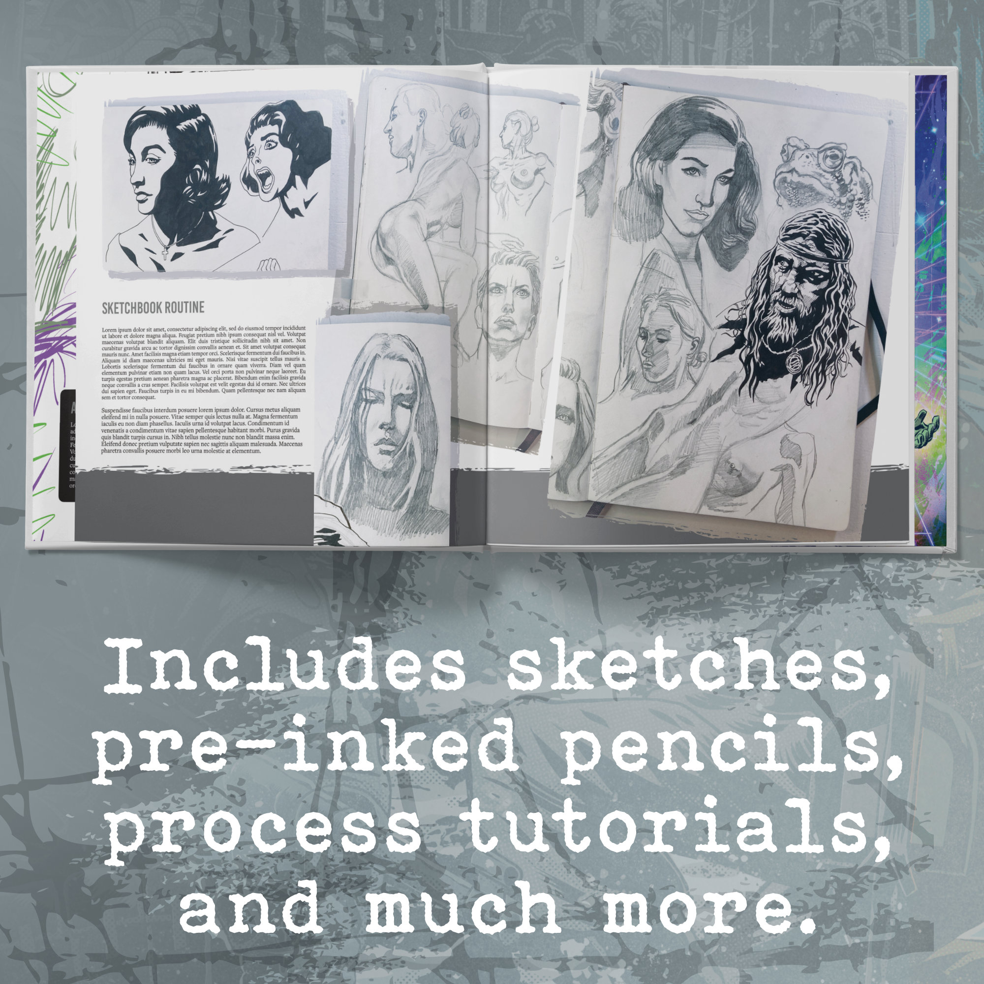 The Void: The Art of R.L. Black - how to and process pages