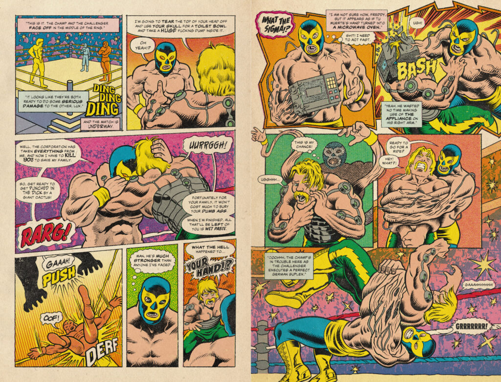 IWF: Intergalactic Wrestling Federation #2 sample pages